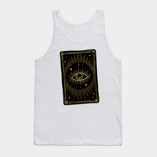 fortune-telling card with all seeing eye Tank Top